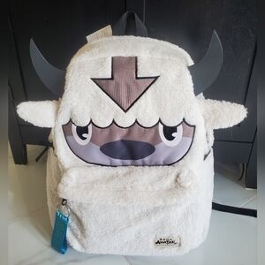 Avatar The Last Airbender Fluffy Appa Backpack Bag Yip Yip